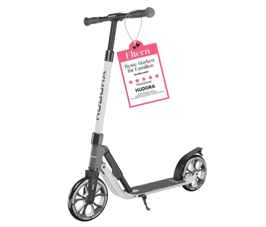 HUDORA Scooter»BigWheel® 205« advanced, grau-weiß