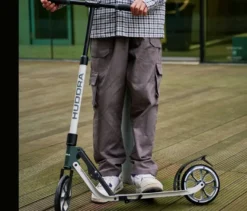 HUDORA Scooter»BigWheel® 205« advanced, grau-weiß