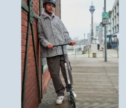 HUDORA Scooter»BigWheel® 205« advanced, grau-weiß