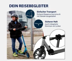 HUDORA Scooter »Up 200«, grau