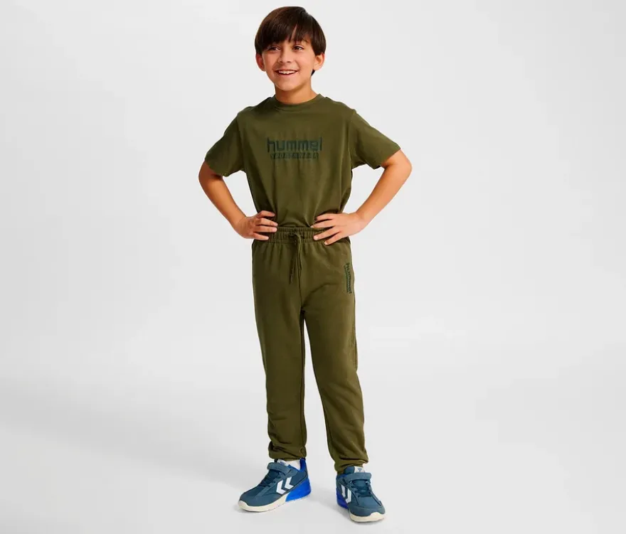 hummel® HMLJR Base Regular Pants, grün