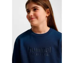 hummel® HMLJR Base-Sweatshirt, blau