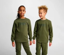 hummel® HMLJR Base-Sweatshirt, grün