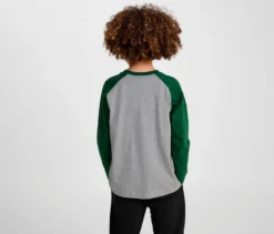 hummel® HMLJR Raglan Loose T-Shirt BEE, grün