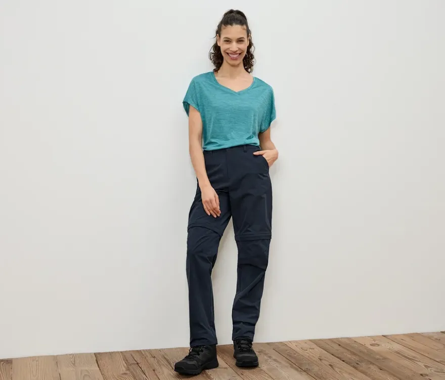 2-in-1-Outdoor-Funktionshose, navy