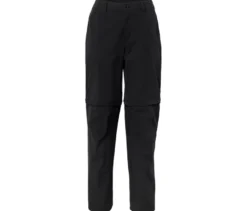 2-in-1-Outdoor-Funktionshose, schwarz