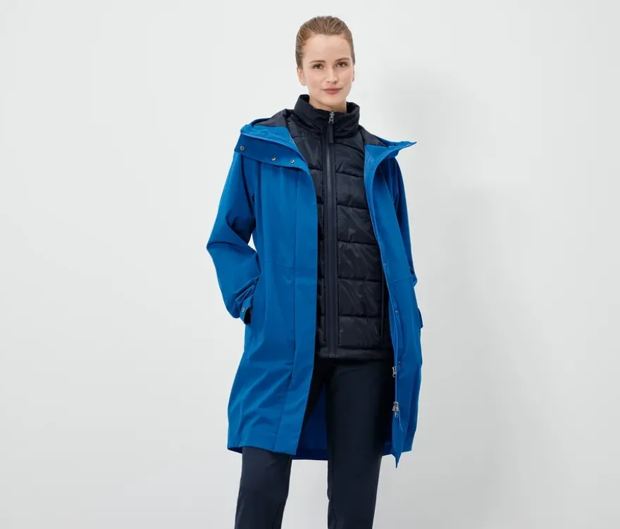 3-in-1-Outdoormantel, blau