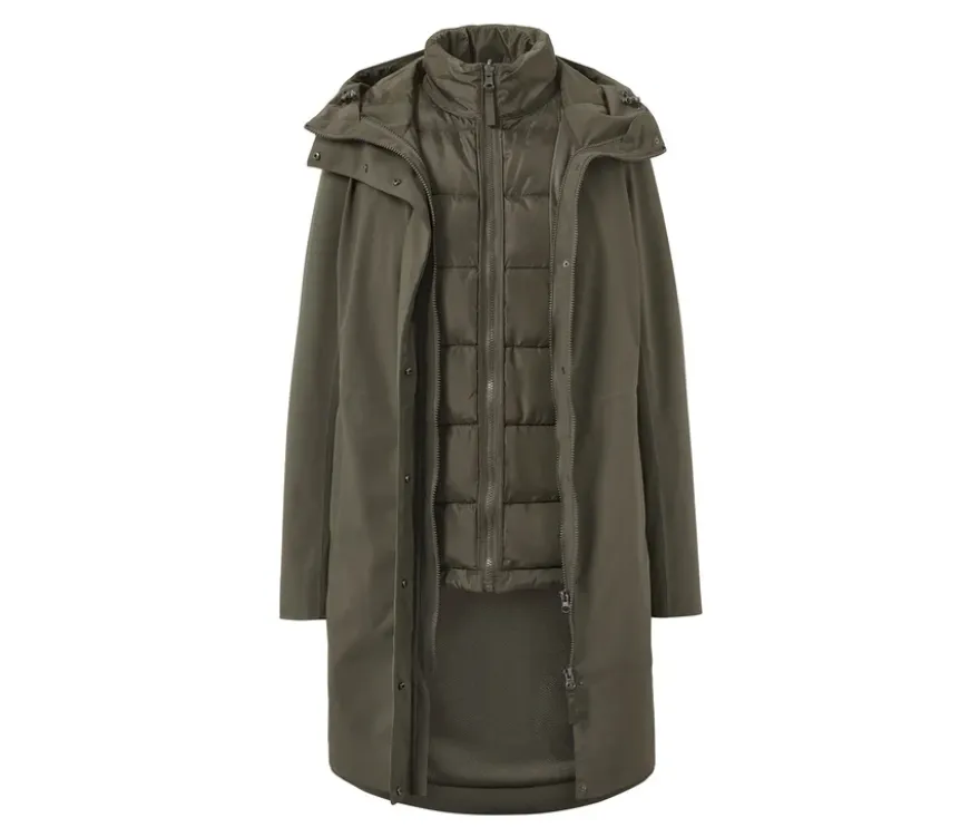 3-in-1-Regenmantel mit Weste