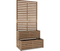 2-in-1-Sichtschutz-Pflanztreppe