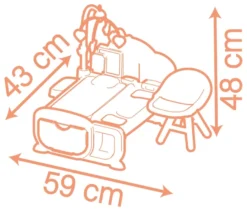 3-in-1 Smoby Baby Nurse Cocoon
