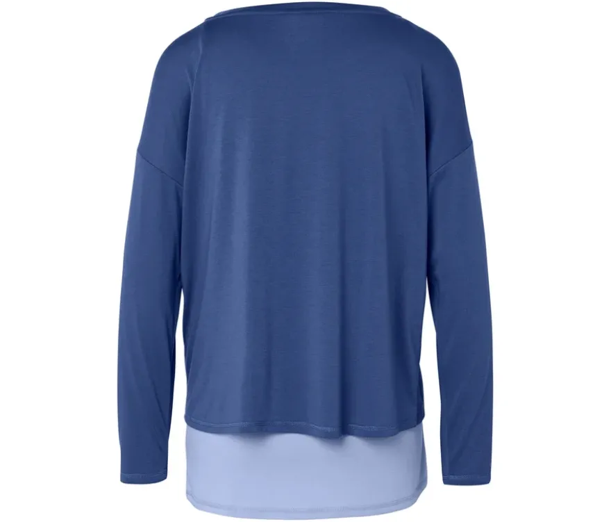 2-in-1-Sportshirt, blau