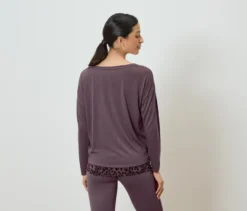 2-in1-Sportshirt, mauve/Alloverprint