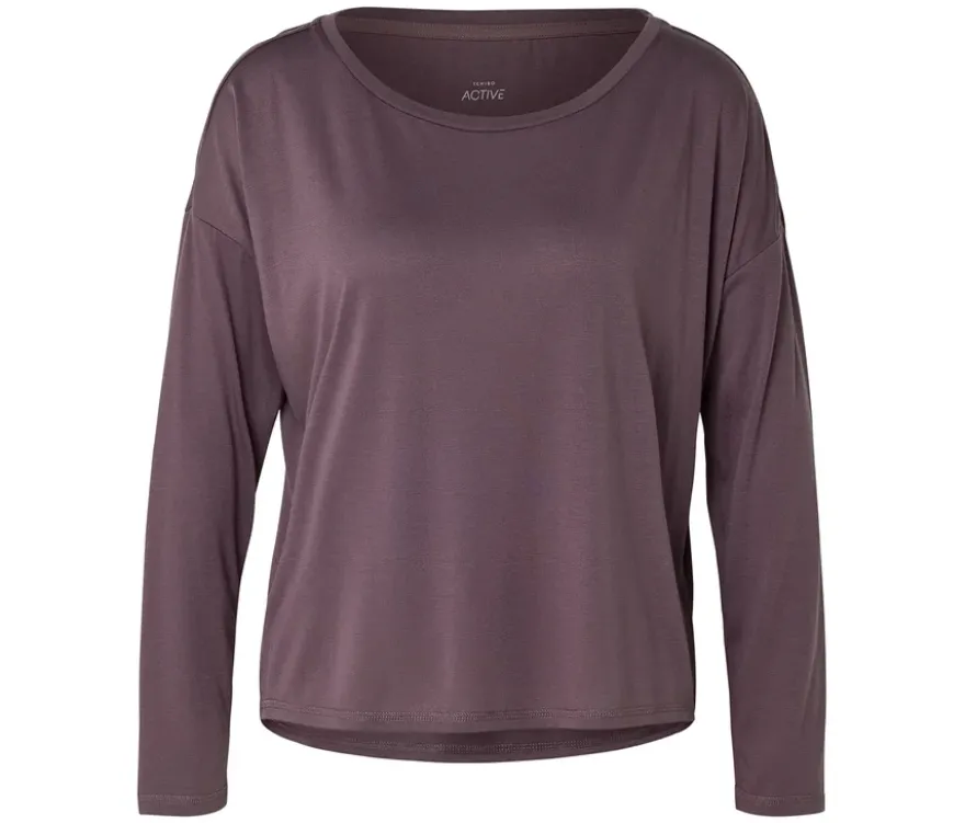 2-in1-Sportshirt, mauve/Alloverprint