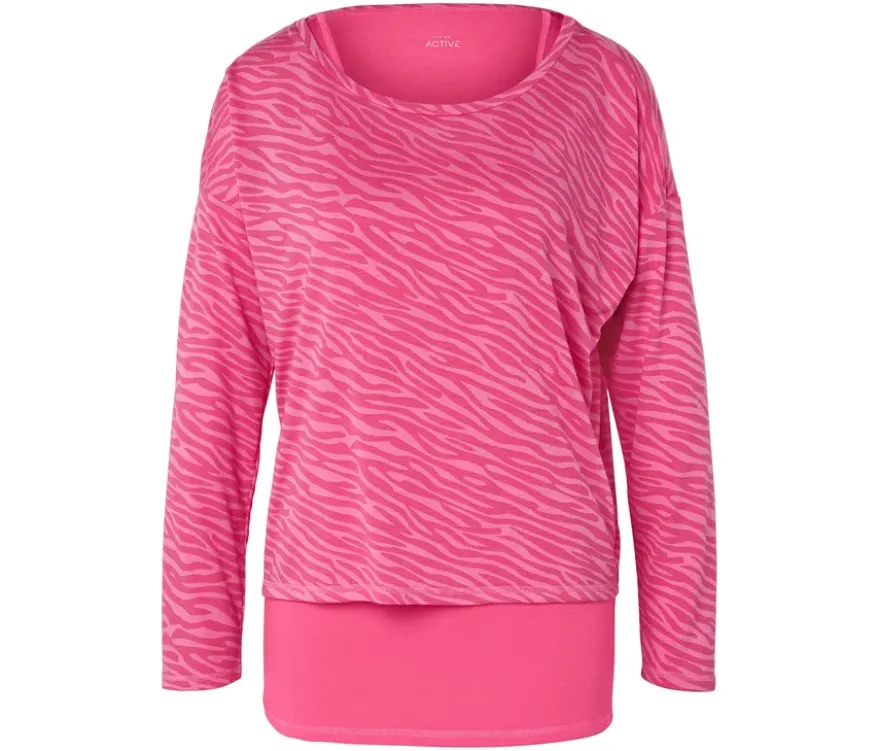 2-in-1-Sportshirt, pink