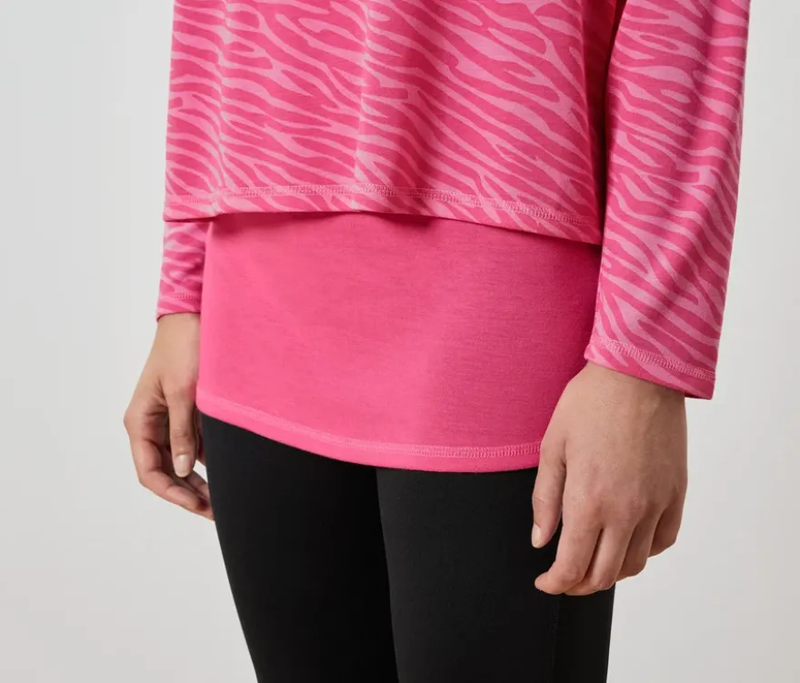 2-in-1-Sportshirt, pink