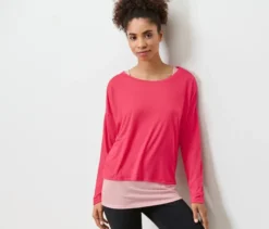 2-in-1-Sportshirt, pink