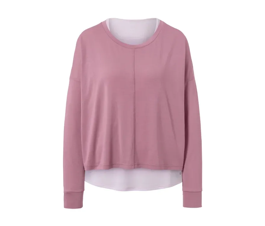 2-in-1-Sportshirt, rosa