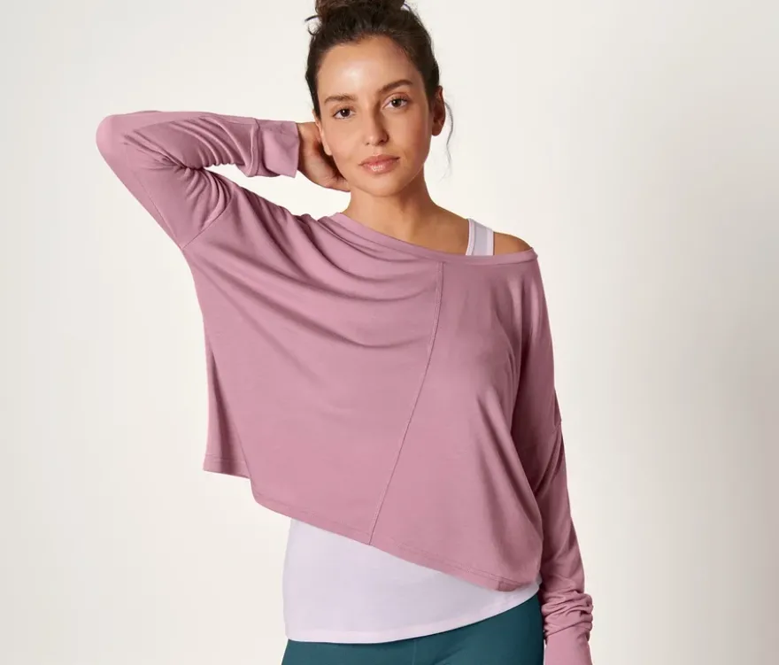 2-in-1-Sportshirt, rosa
