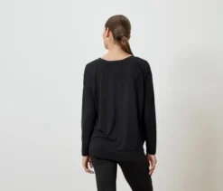 2-in-1-Sportshirt, schwarz