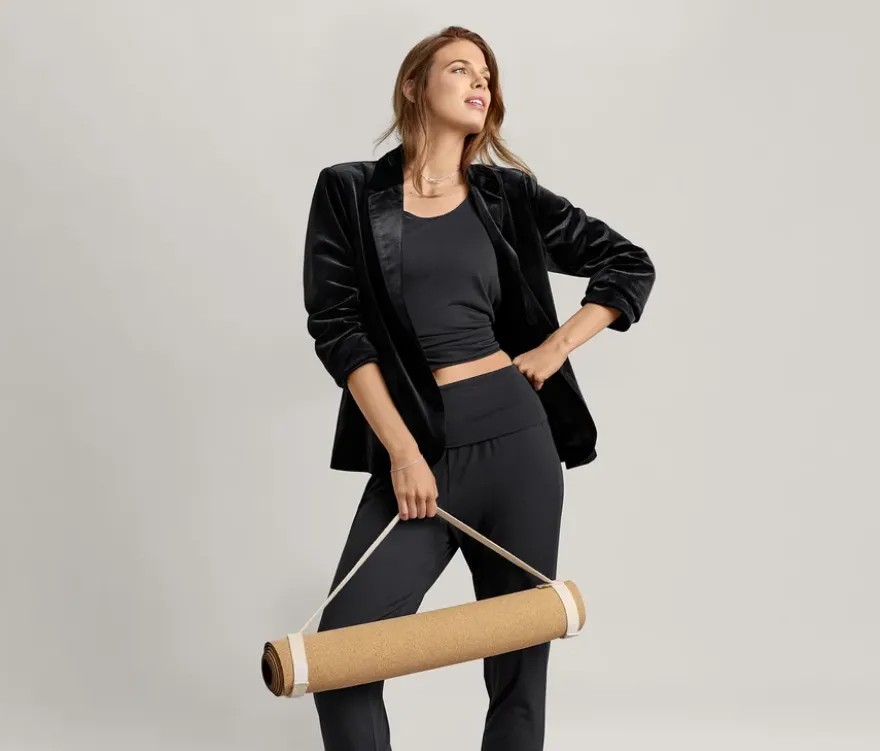 2-in-1-Sportshirt, schwarz