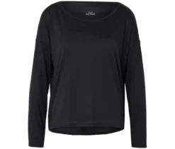 2-in-1-Sportshirt, schwarz
