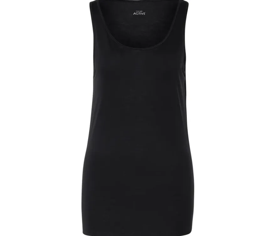 2-in-1-Sportshirt, schwarz