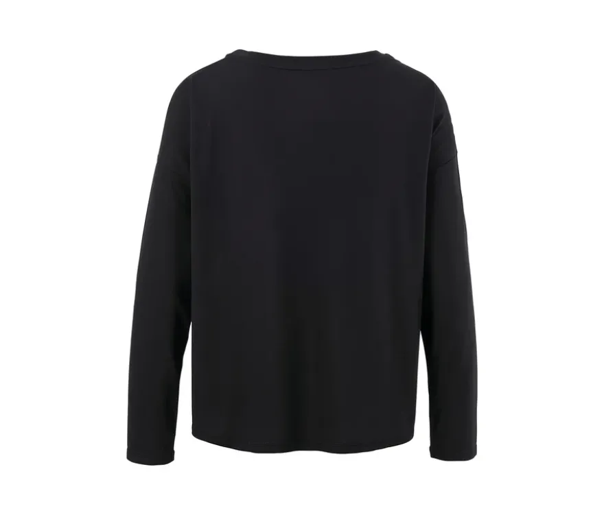 2-in-1-Sportshirt, schwarz