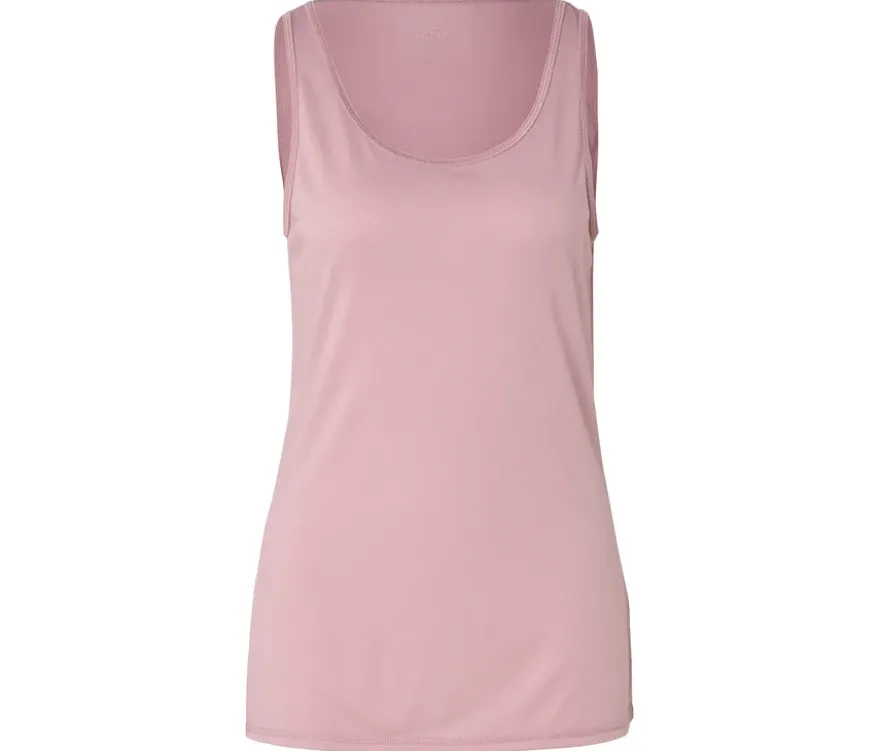 2-in1-Sportshirt, weinrot/rosa