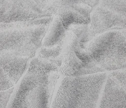 2 Jacquard-Handtücher, grau