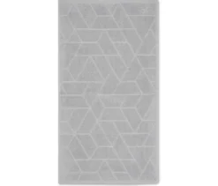 2 Jacquard-Handtücher, grau