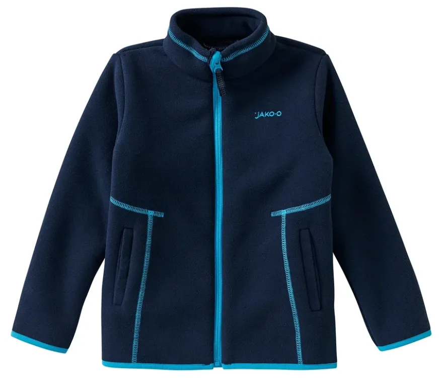 JAKO-O Kuschelfleecejacke mit Stehkragen, marine