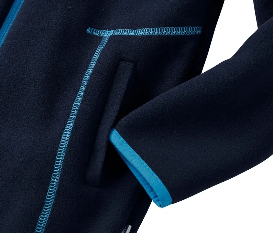 JAKO-O Kuschelfleecejacke mit Stehkragen, marine