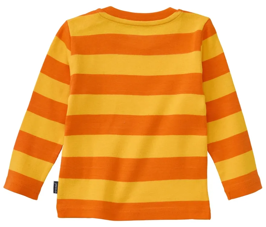 JAKO-O Streifenshirt, gelb-orange