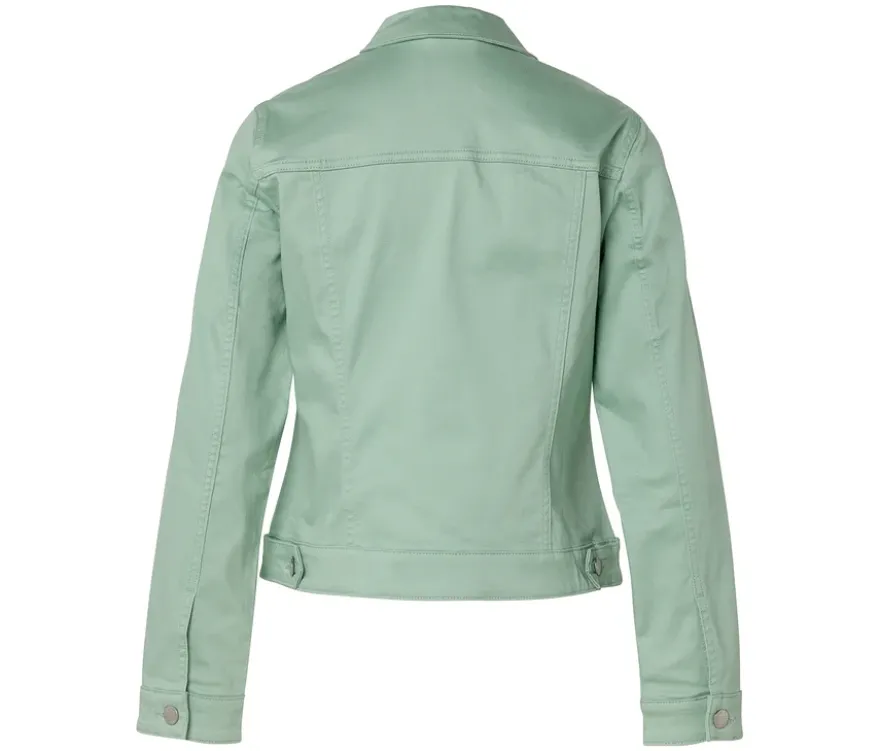 Jeansjacke, mintgrün