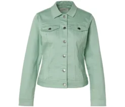 Jeansjacke, mintgrün