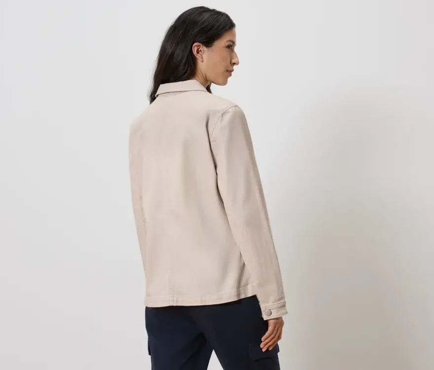 Jeansjacke mit Cargo-Taschen