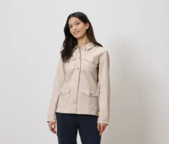 Jeansjacke mit Cargo-Taschen
