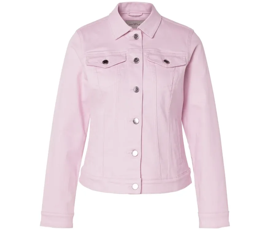 Jeansjacke, rosé