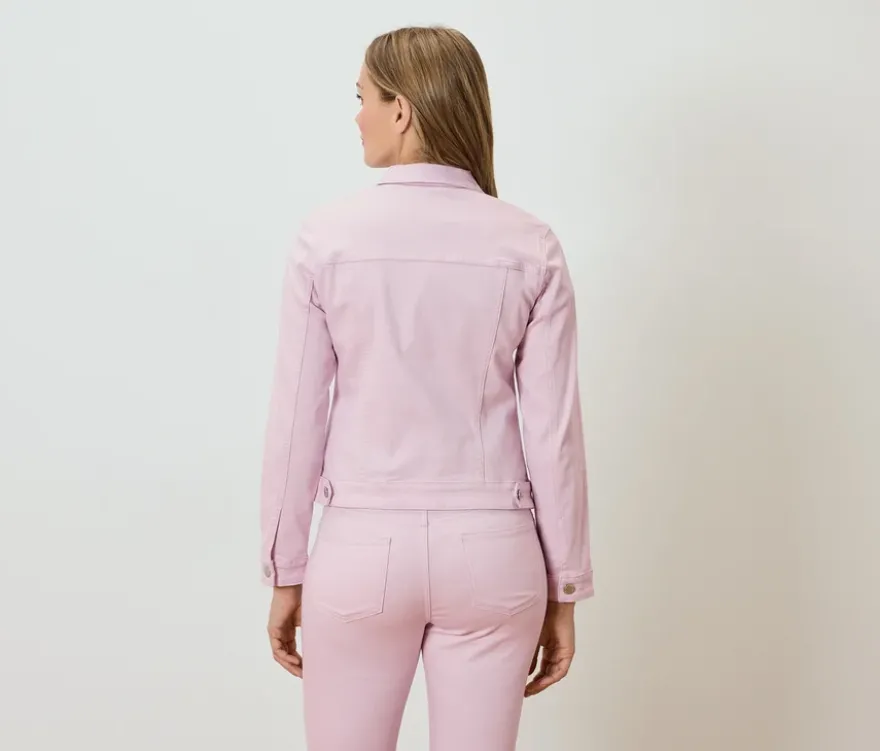 Jeansjacke, rosé