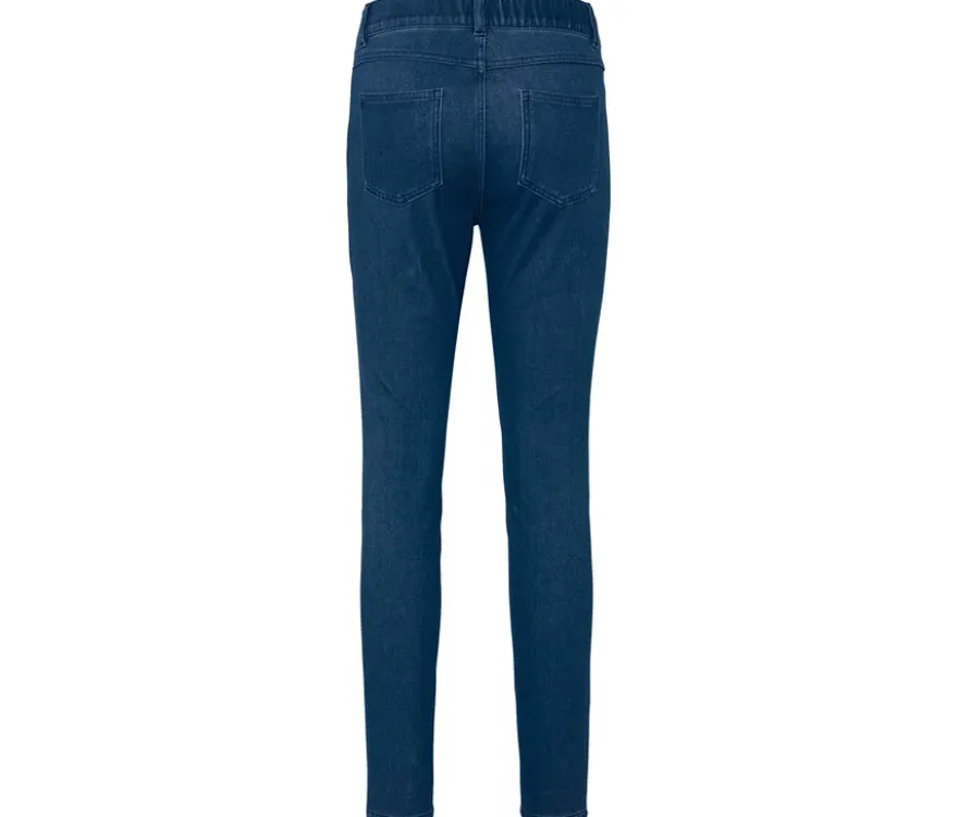 Jeggings, Denim-Optik, mid blue