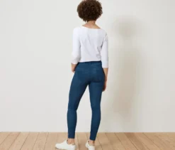 Jeggings, Denim-Optik, mid blue