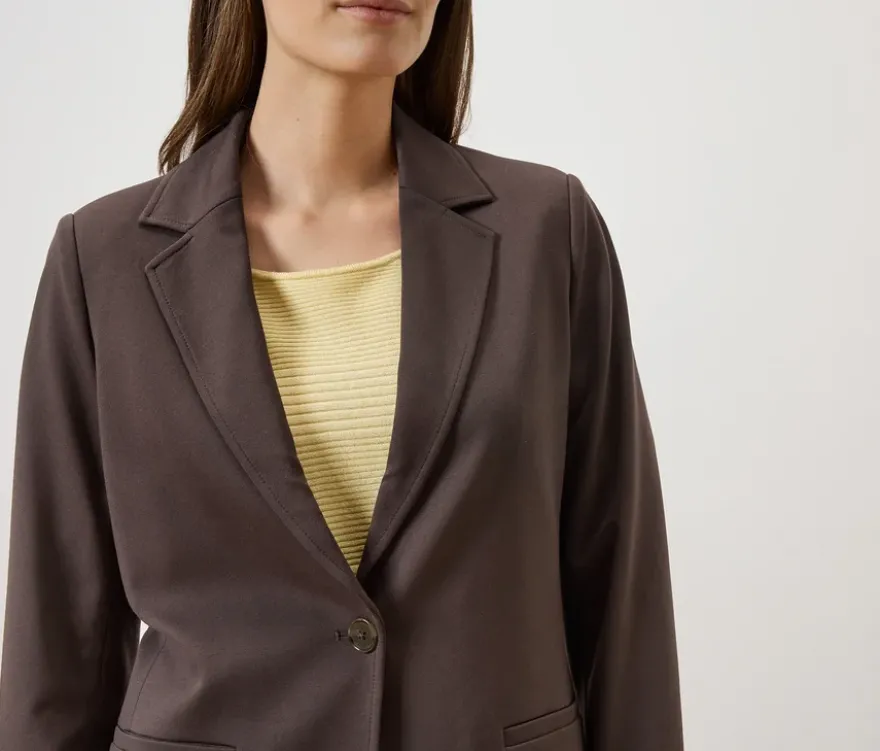 Jerseyblazer, braun
