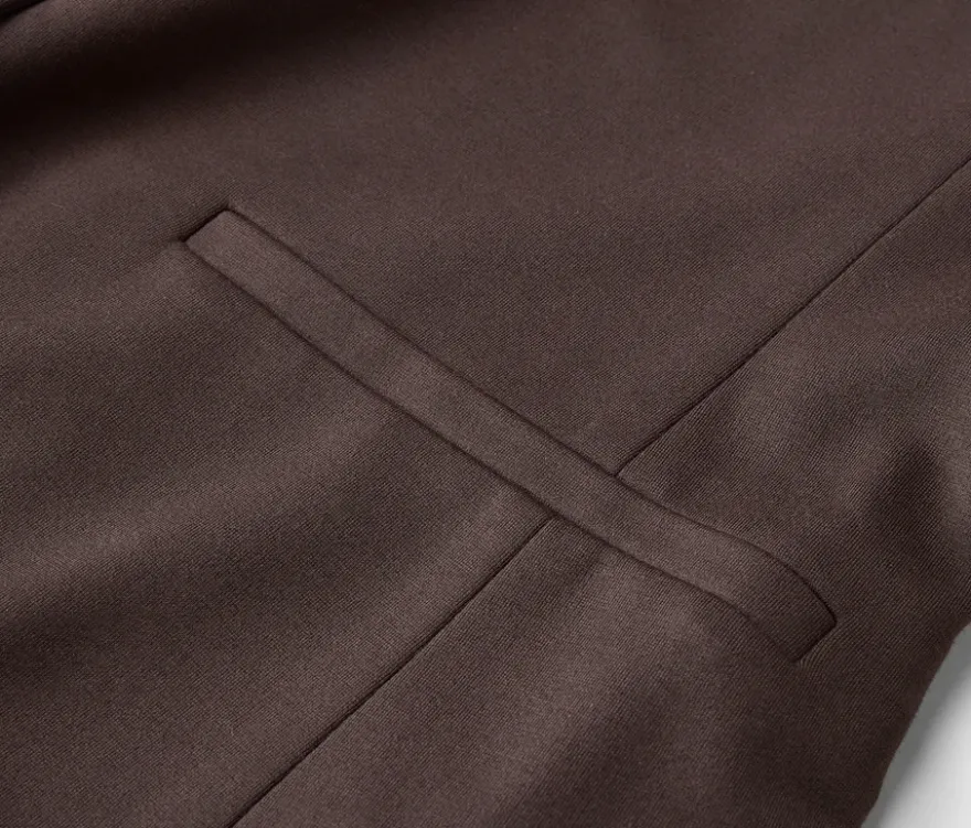Jerseyblazer, braun