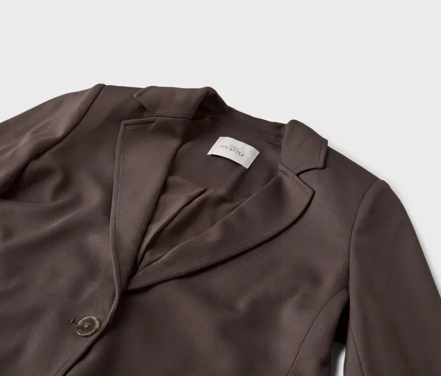 Jerseyblazer, braun
