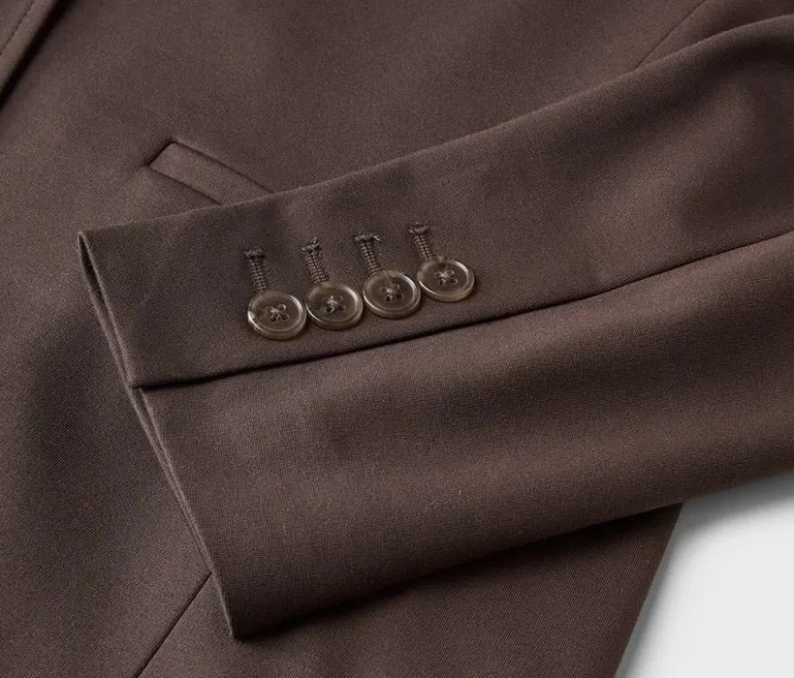 Jerseyblazer, braun