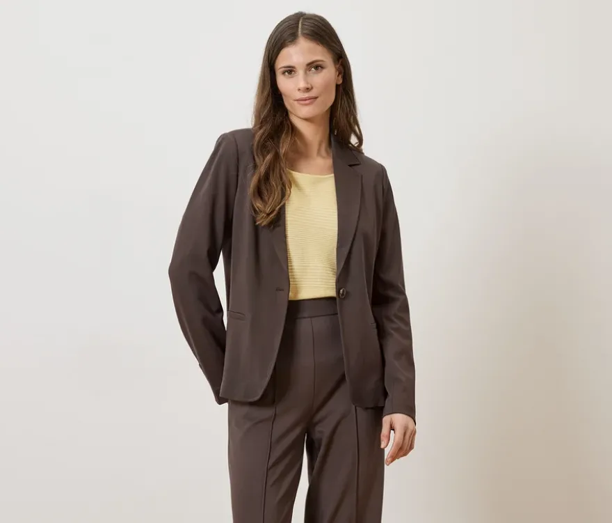 Jerseyblazer, braun