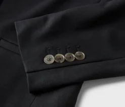 Jerseyblazer, schwarz