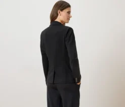 Jerseyblazer, schwarz
