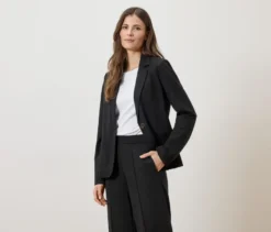 Jerseyblazer, schwarz
