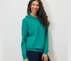 Jersey-Hoodie, aqua